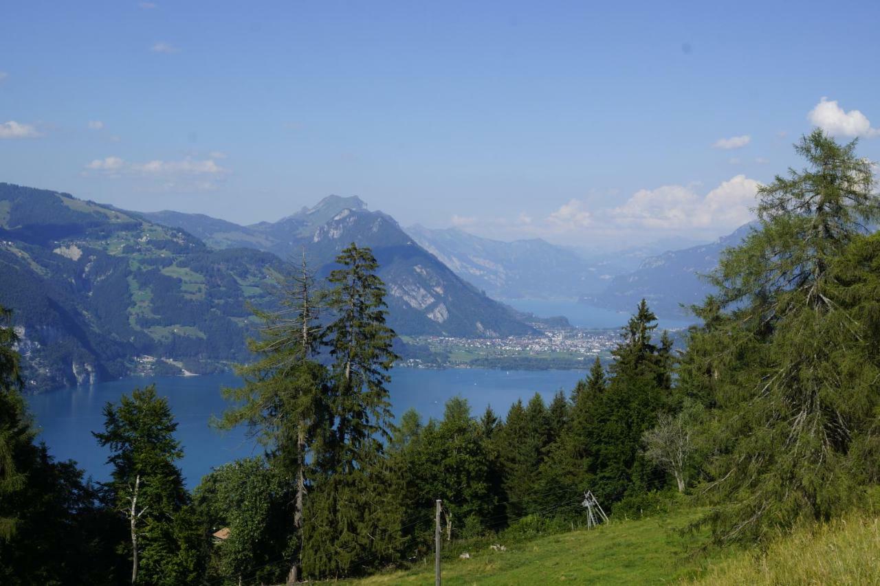 Auszeit-Hotel Z Aeschiried Aeschi Bei Spiez Exteriör bild